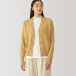 Women's Washable Mid-Gauge V-Neck Cardigan