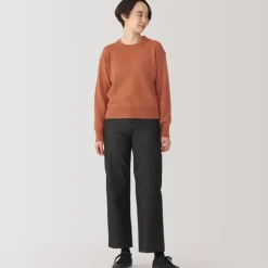 Women's Washable Mid-Gauge Crew Neck Sweater
