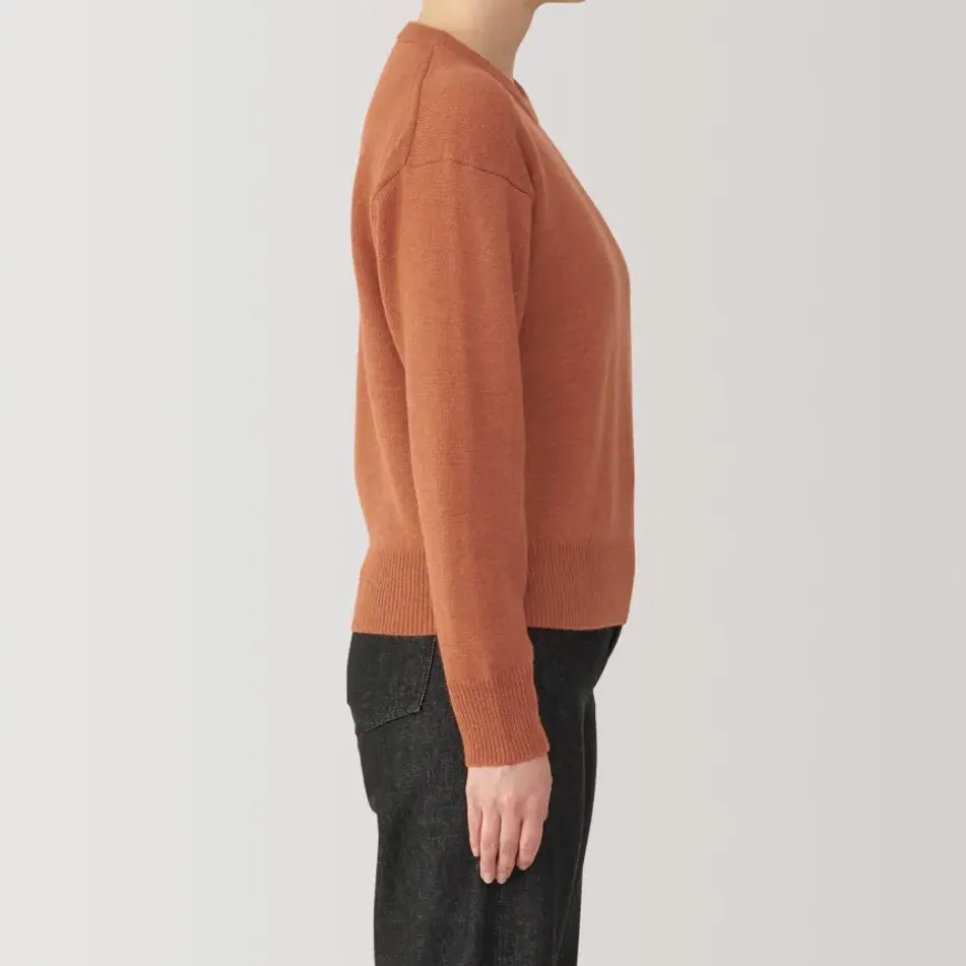 Women's Washable Mid-Gauge Crew Neck Sweater