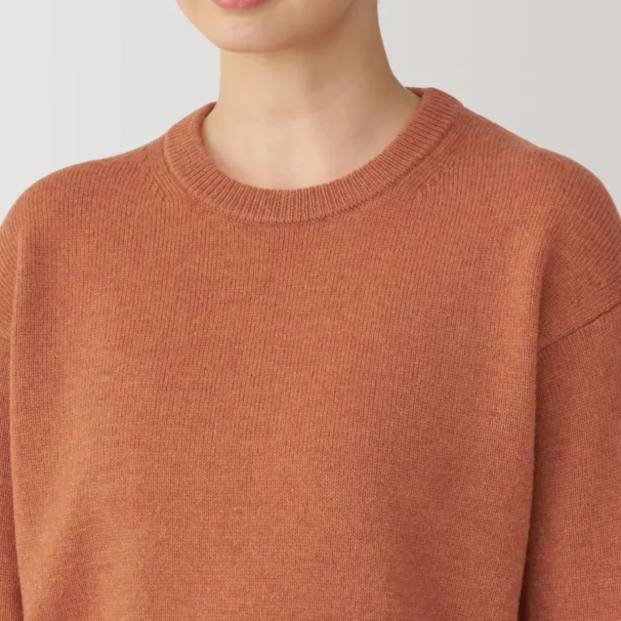 Women's Washable Mid-Gauge Crew Neck Sweater