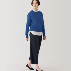 Women's Washable Mid-Gauge Crew Neck Sweater