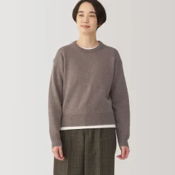 Women's Washable Mid-Gauge Crew Neck Sweater