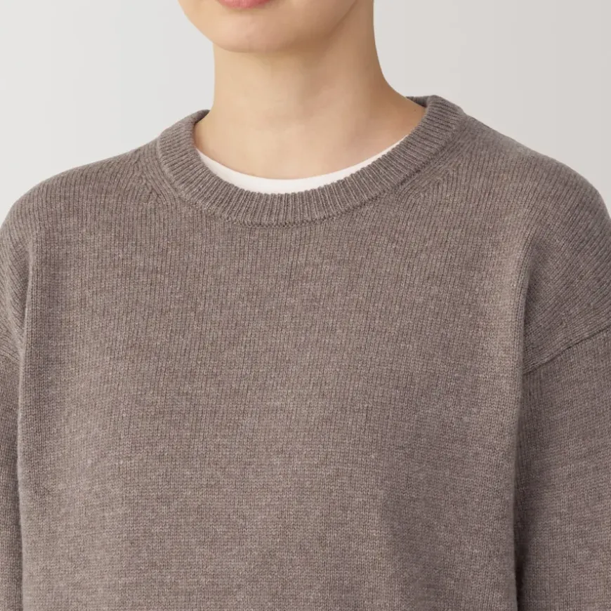Women's Washable Mid-Gauge Crew Neck Sweater