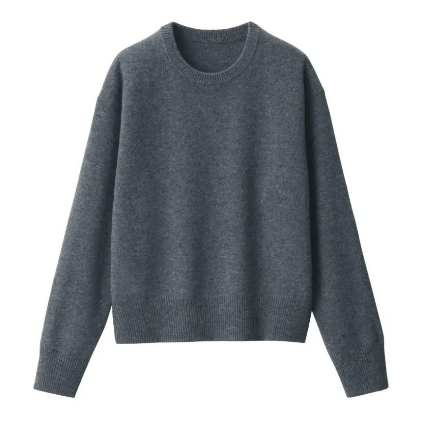 Women's Washable Mid-Gauge Crew Neck Sweater