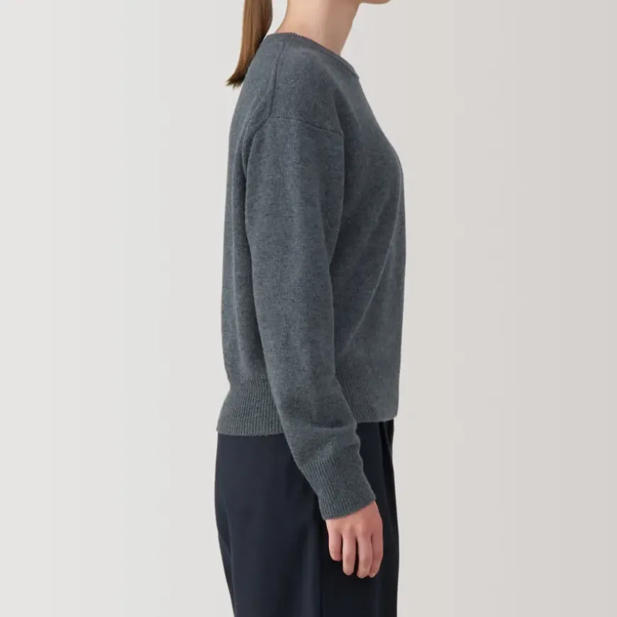 Women's Washable Mid-Gauge Crew Neck Sweater