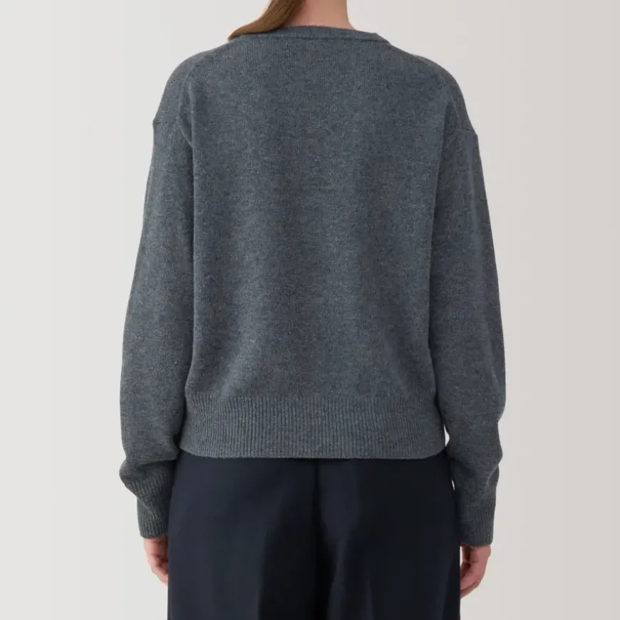 Women's Washable Mid-Gauge Crew Neck Sweater