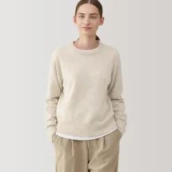 Women's Washable Mid-Gauge Crew Neck Sweater