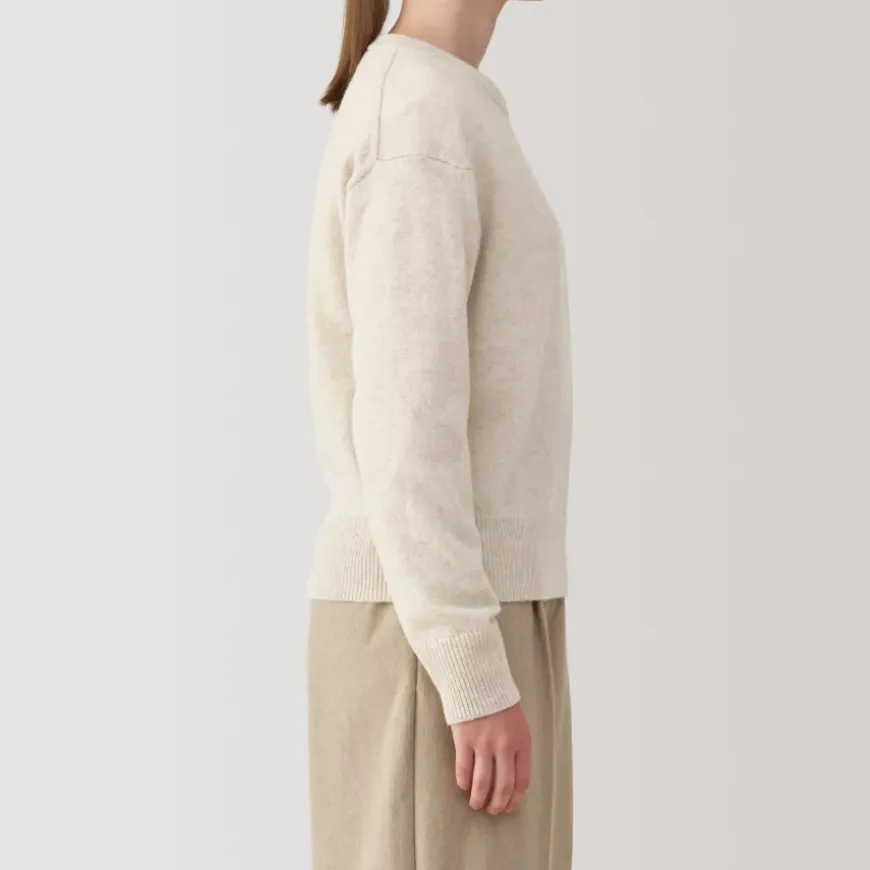 Women's Washable Mid-Gauge Crew Neck Sweater