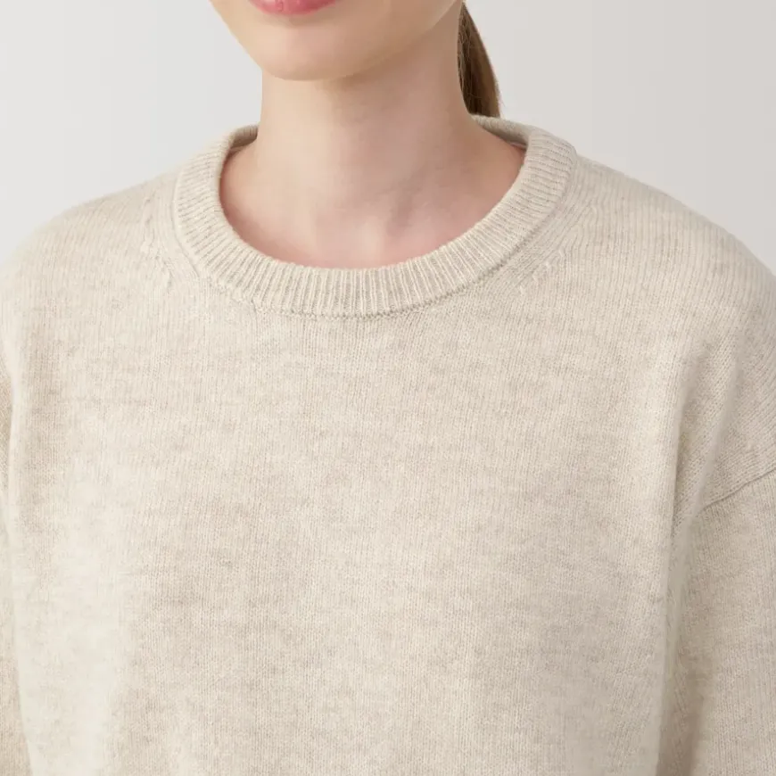 Women's Washable Mid-Gauge Crew Neck Sweater