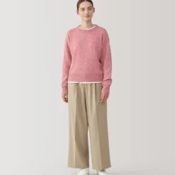 Women's Washable Mid-Gauge Crew Neck Sweater