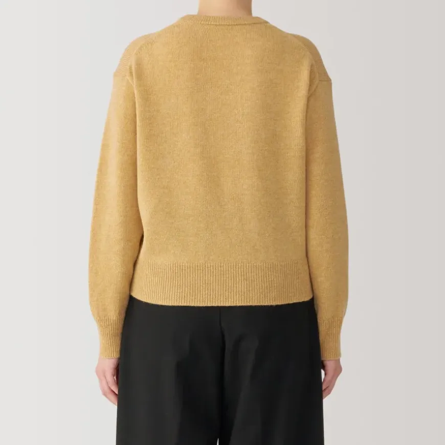 Women's Washable Mid-Gauge Crew Neck Sweater
