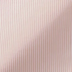 Women's Washed Broadcloth Stand Collar Long Sleeve Striped Dress