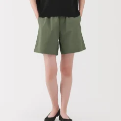 Women's Washed Broadcloth Shorts