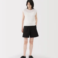 Women's Washed Broadcloth Shorts