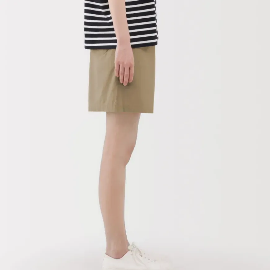 Women's Washed Broadcloth Shorts