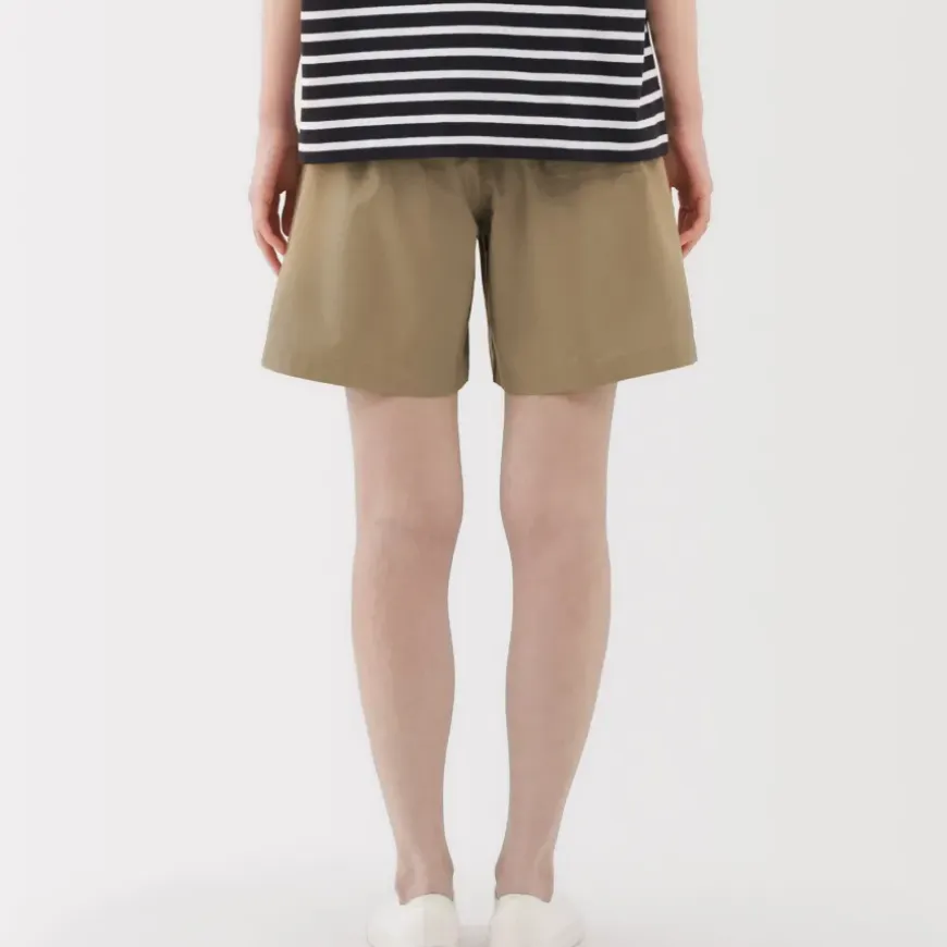 Women's Washed Broadcloth Shorts