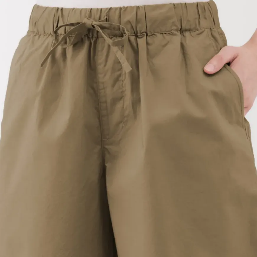 Women's Washed Broadcloth Shorts