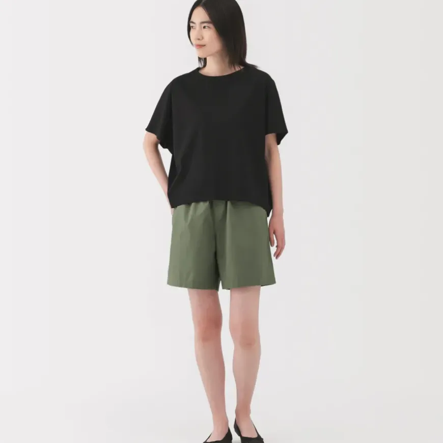 Women's Washed Broadcloth Shorts