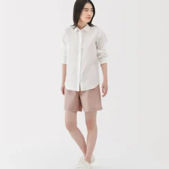 Women's Washed Broadcloth Shorts