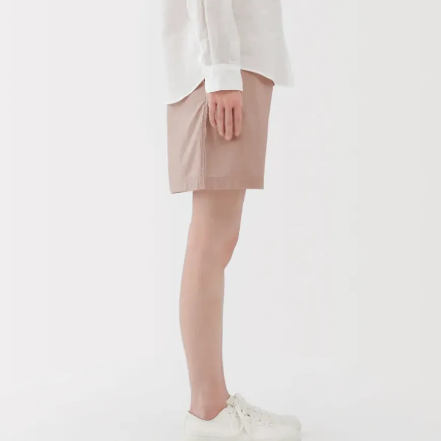 Women's Washed Broadcloth Shorts