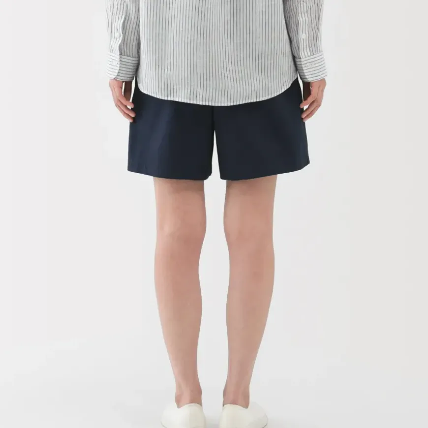 Women's Washed Broadcloth Shorts