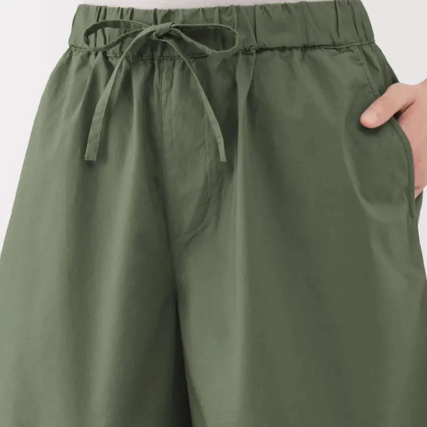 Women's Washed Broadcloth Shorts