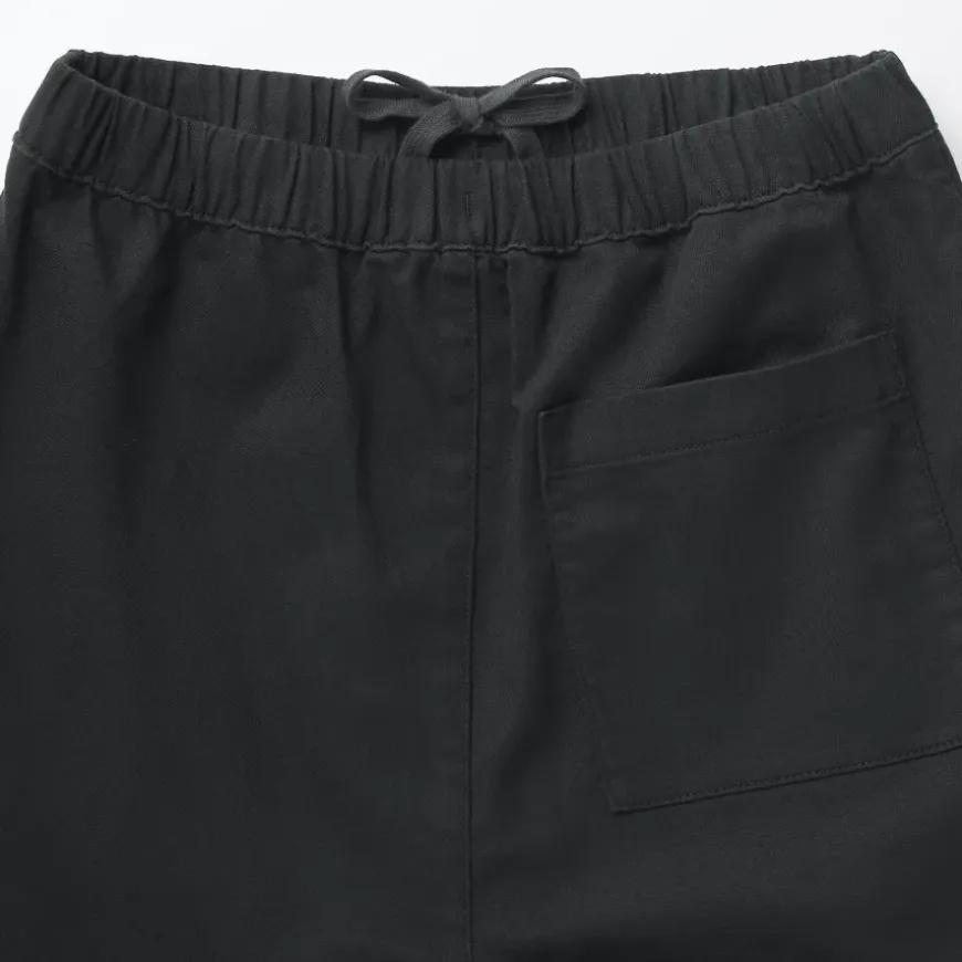 Women's Washed Denim Easy Tapered Pants