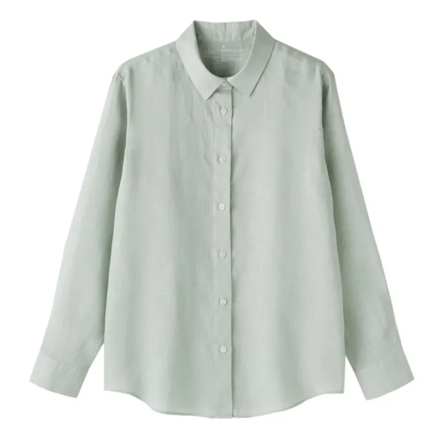 Women's Washed Linen Shirt