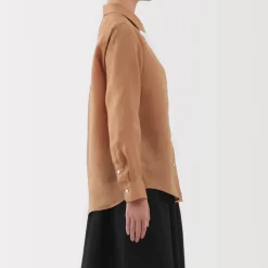 Women's Washed Linen Shirt