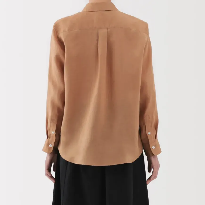 Women's Washed Linen Shirt