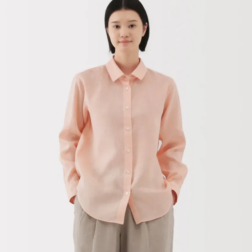 Women's Washed Linen Shirt