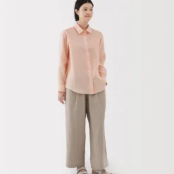 Women's Washed Linen Shirt