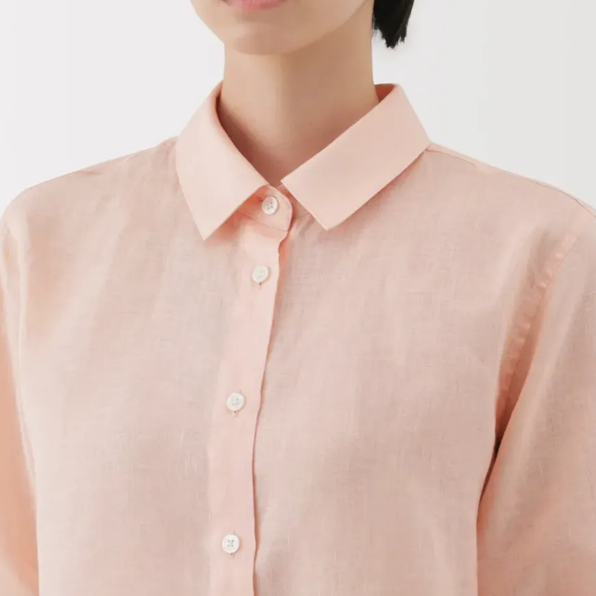 Women's Washed Linen Shirt