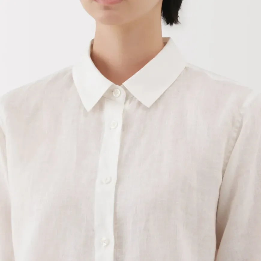 Women's Washed Linen Shirt