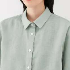 Women's Washed Linen Shirt