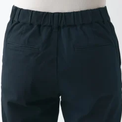 Women's 4-Way Stretch Chino Slim Tapered Pants (L 32inch / 80cm)