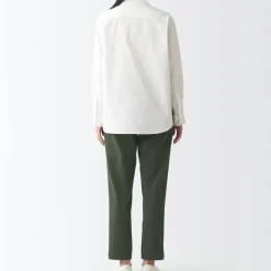 Women's 4-Way Stretch Chino Slim Tapered Pants (L 30inch / 75cm)