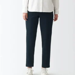 Women's 4-Way Stretch Chino Slim Tapered Pants (L 30inch / 75cm)