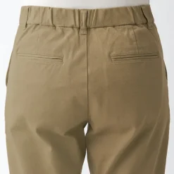 Women's 4-Way Stretch Chino Slim Tapered Pants (L 30inch / 75cm)