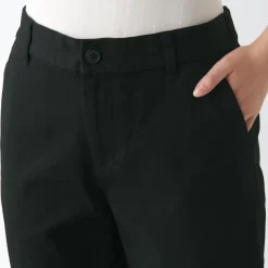 Women's 4-Way Stretch Chino Slim Tapered Pants (L 32inch / 82cm)