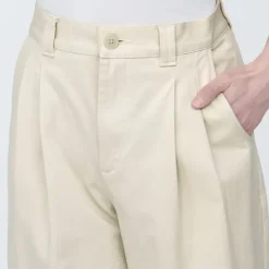Women's 4-Way Stretch Chino Darted Wide Pants