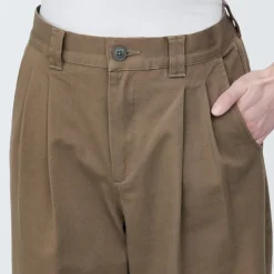 Women's 4-Way Stretch Chino Darted Wide Pants
